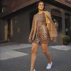 Topshop Leopard Print Dress